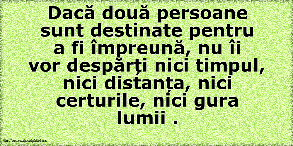 Familie Dacă două persoane sunt destinate