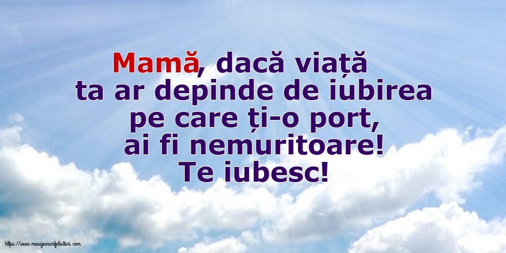 Familie Te iubesc, Mamă!