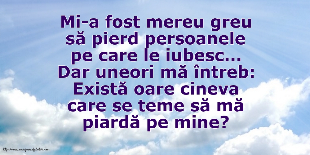Familie Mi-a fost mereu greu
