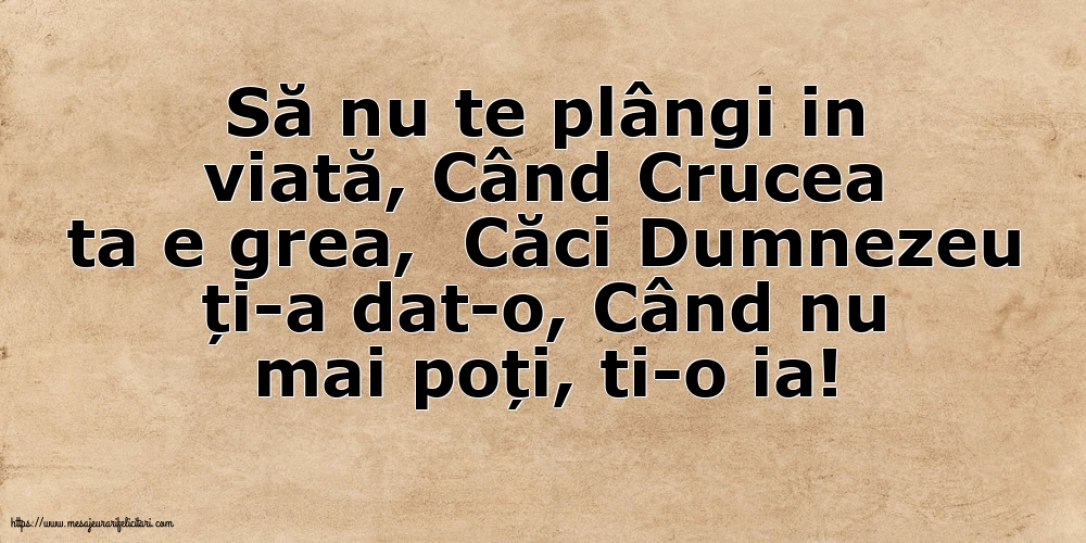 Familie Să nu te plângi in viată