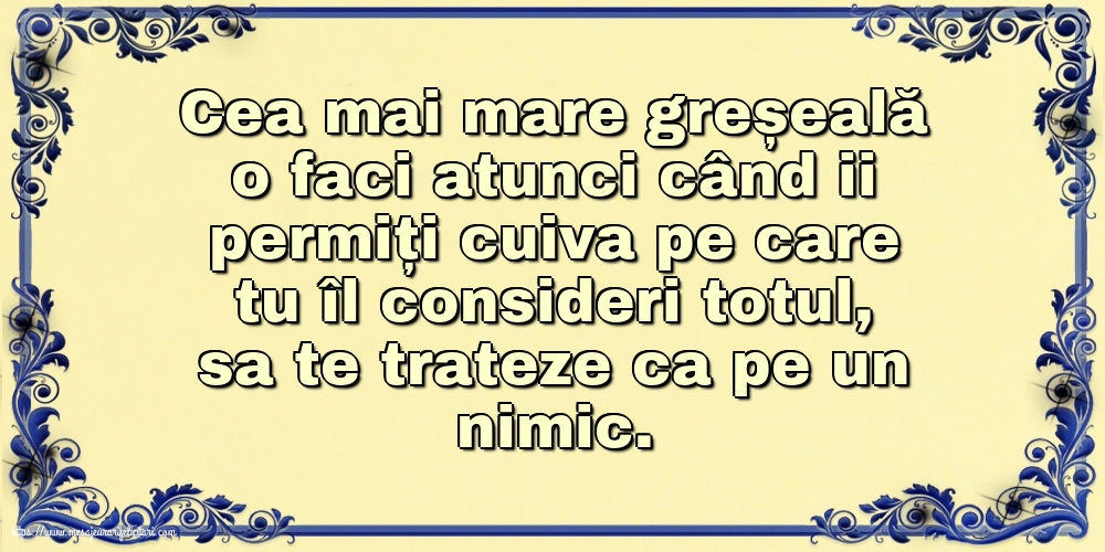 Familie Cea mai mare greșeală