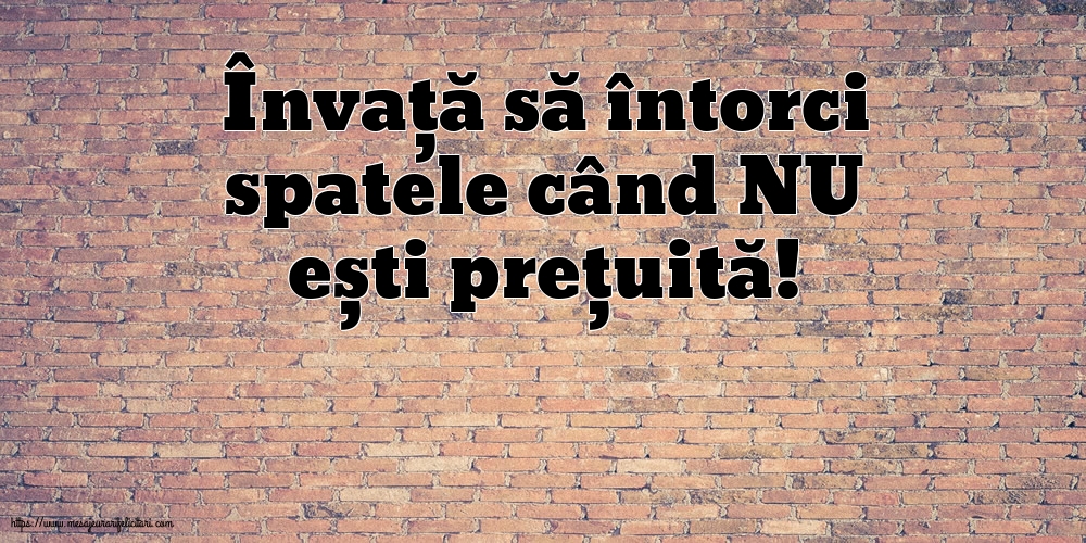 Familie Învață să întorci spatele