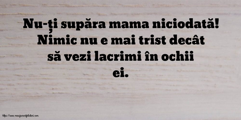 Familie Nu-ți supăra mama niciodată!