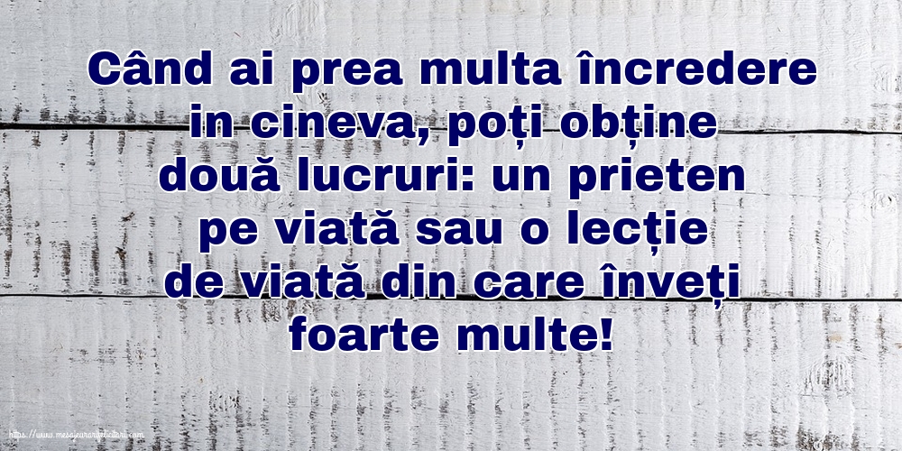 Familie Când ai prea multa încredere in cineva