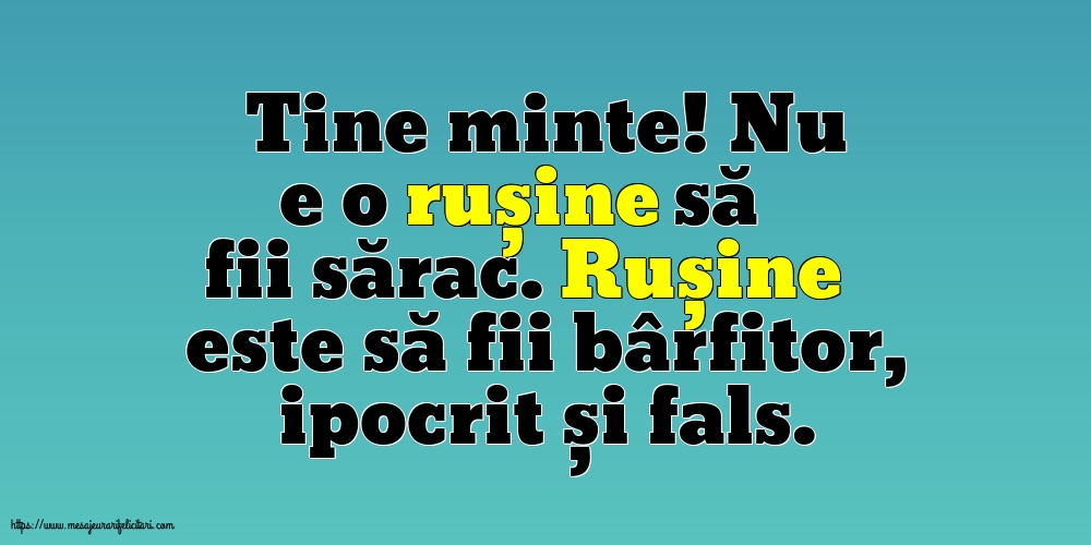 Familie Nu e o rușine să fii sărac
