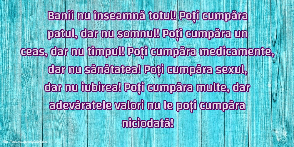 Familie Banii nu înseamnă totul!