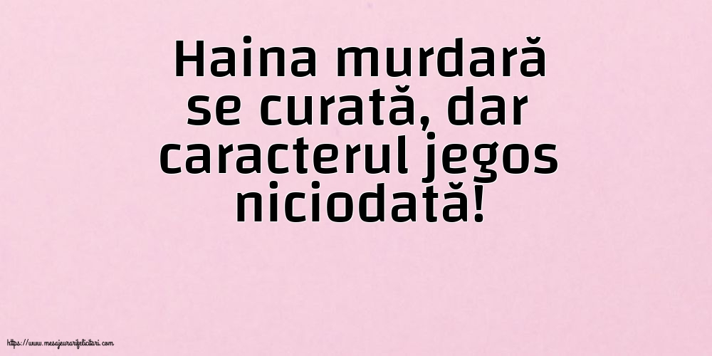 Familie Haina murdară se curată