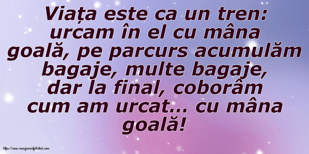 Familie Viata este ca un tren