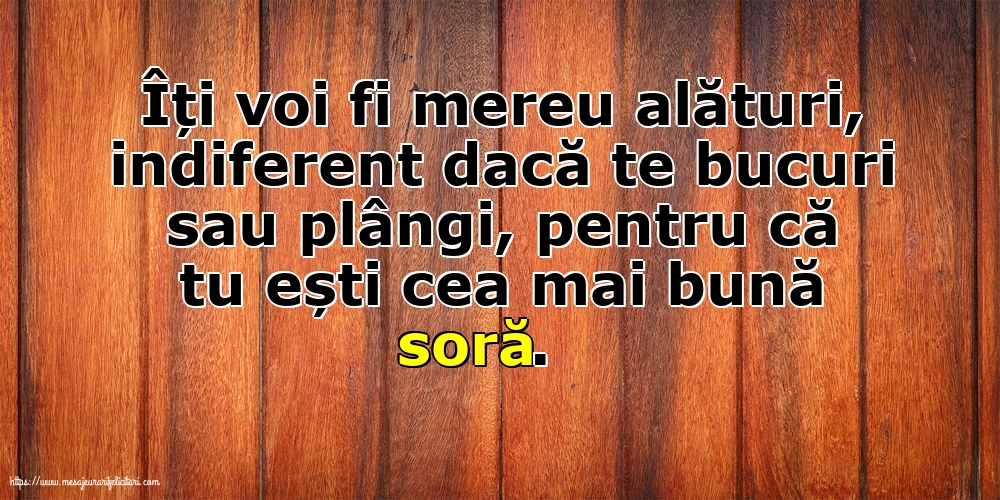 Familie Pentru cea mai bună soră...