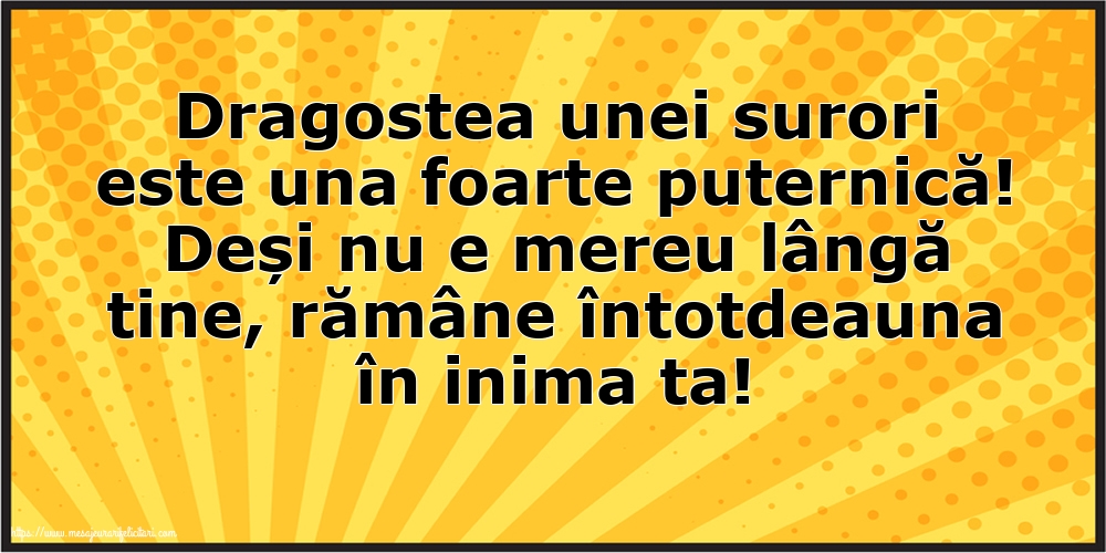 Familie Dragostea unei surori