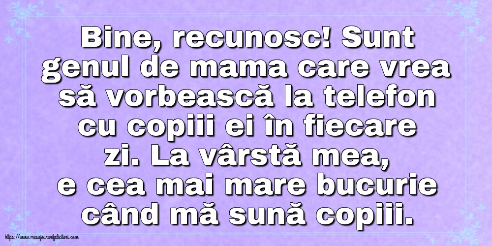 Familie La vârstă mea