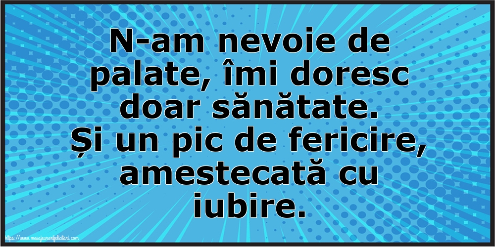 N-am nevoie de palate