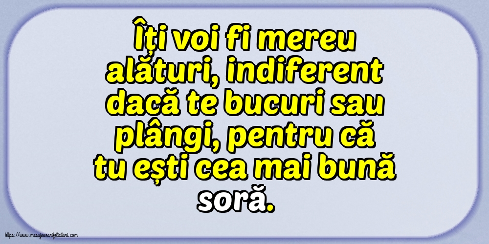 Familie Pentru cea mai bună soră...