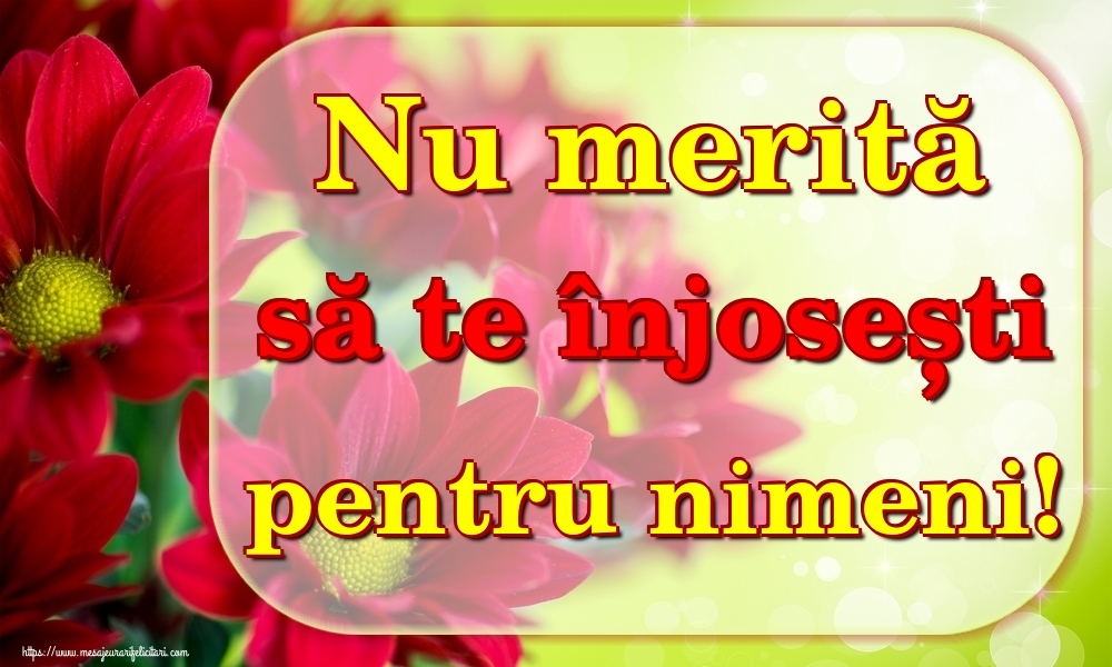 Imagini despre Familie - Nu merită să te înjosești pentru nimeni! - mesajeurarifelicitari.com