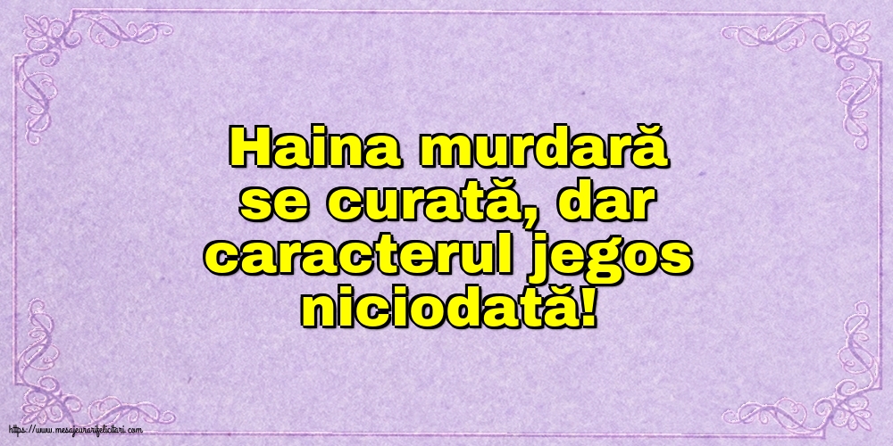 Familie Haina murdară se curată