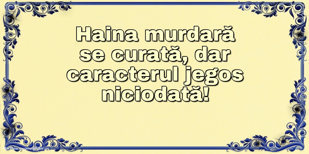 Familie Haina murdară se curată