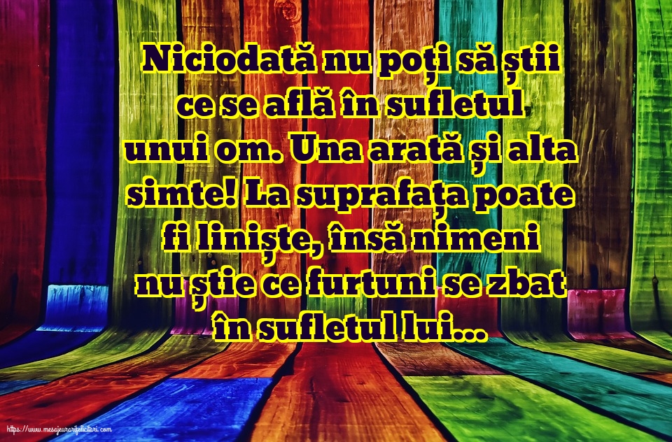 Familie Niciodată nu poți să știi ce se află în sufletul unui om