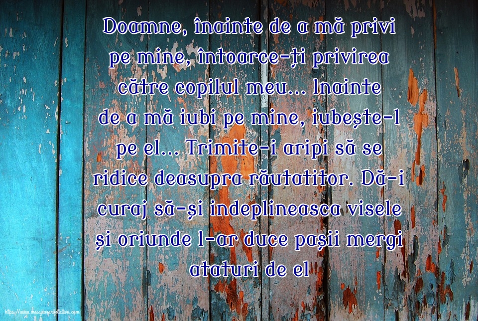 Familie Doamne, înainte de a mă privi pe mine