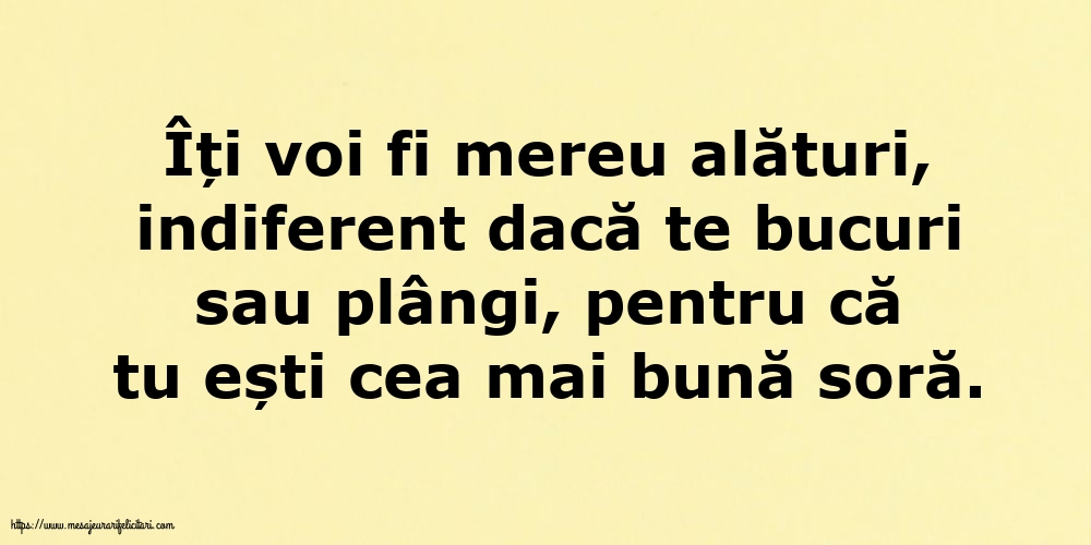 Familie Pentru cea mai bună soră...