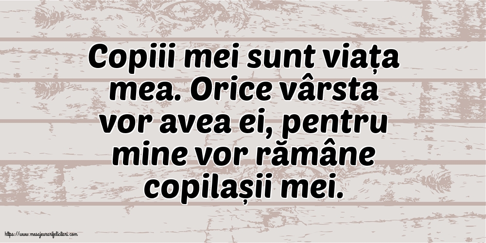 Familie Copiii mei sunt viața mea.