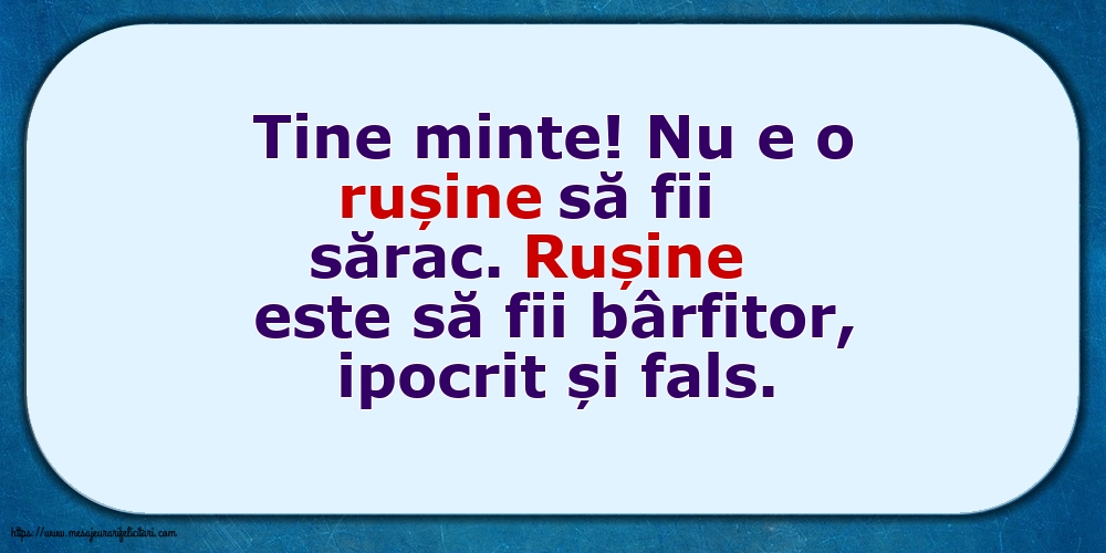 Familie Nu e o rușine să fii sărac