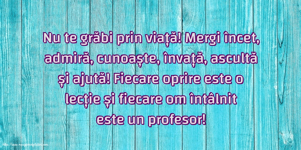 Familie Nu te grăbi prin viață!