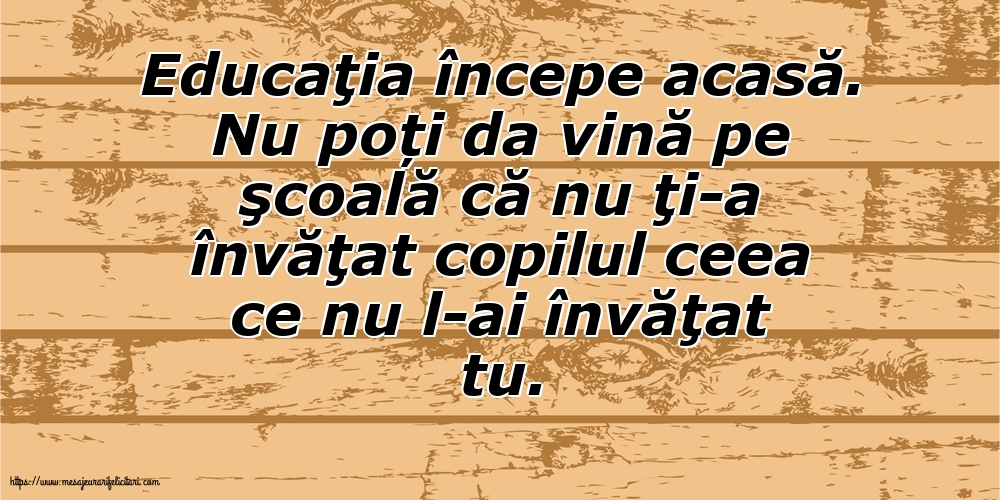 Familie Educaţia începe acasă