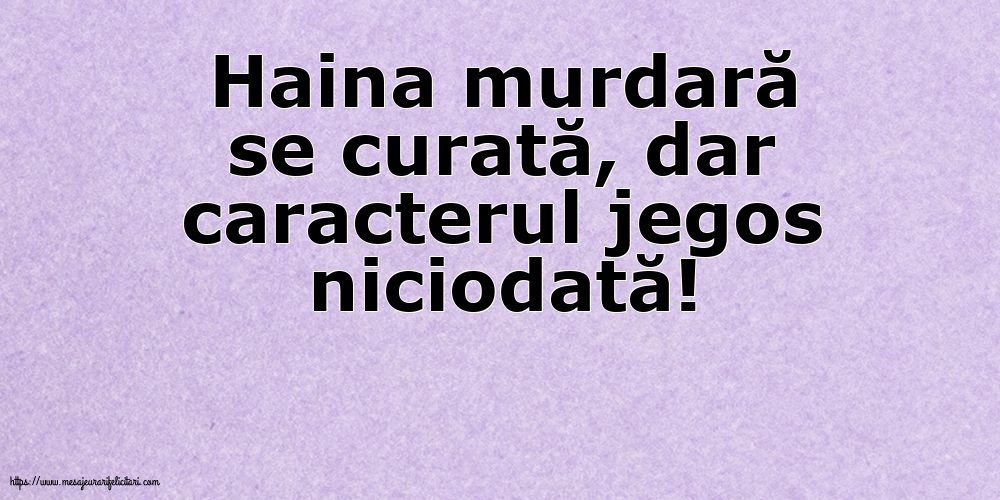 Familie Haina murdară se curată