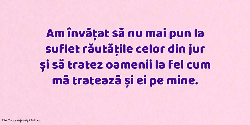 Familie Am învățat să nu mai pun la suflet răutățile