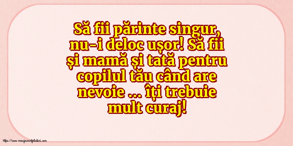 Familie Să fii părinte singur, nu-i deloc ușor!
