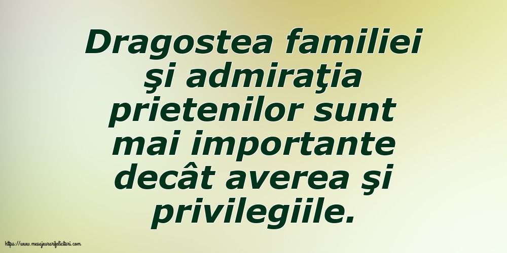 Familie Dragostea familiei şi admiraţia prietenilor