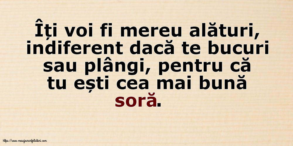 Familie Pentru cea mai bună soră...