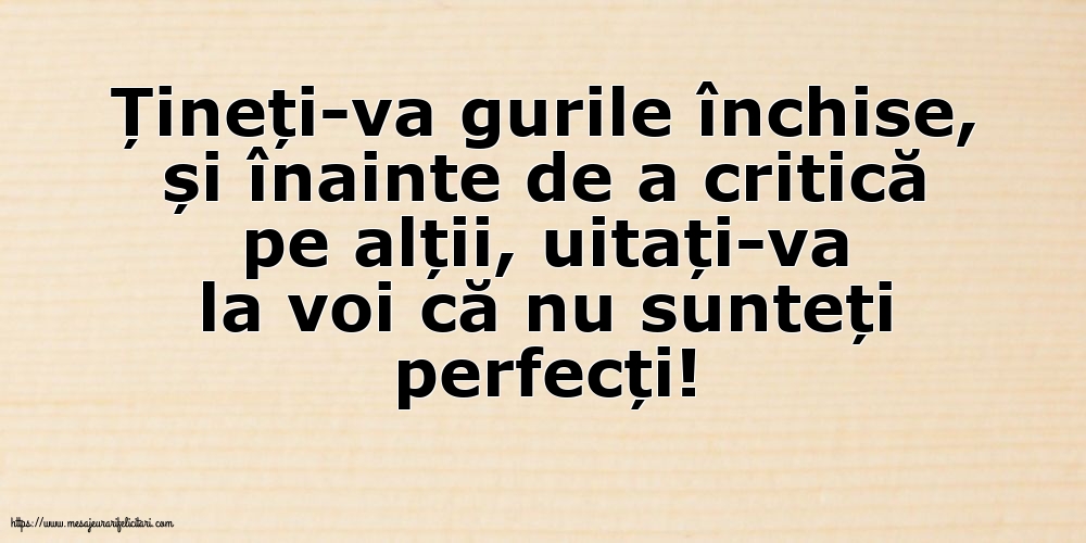Familie Țineți-va gurile închise