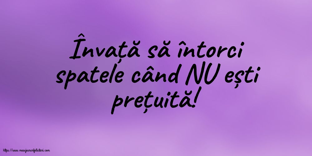 Familie Învață să întorci spatele