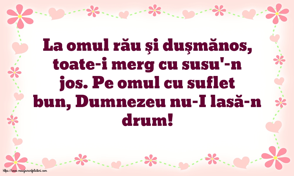 Familie La omul rău şi duşmănos