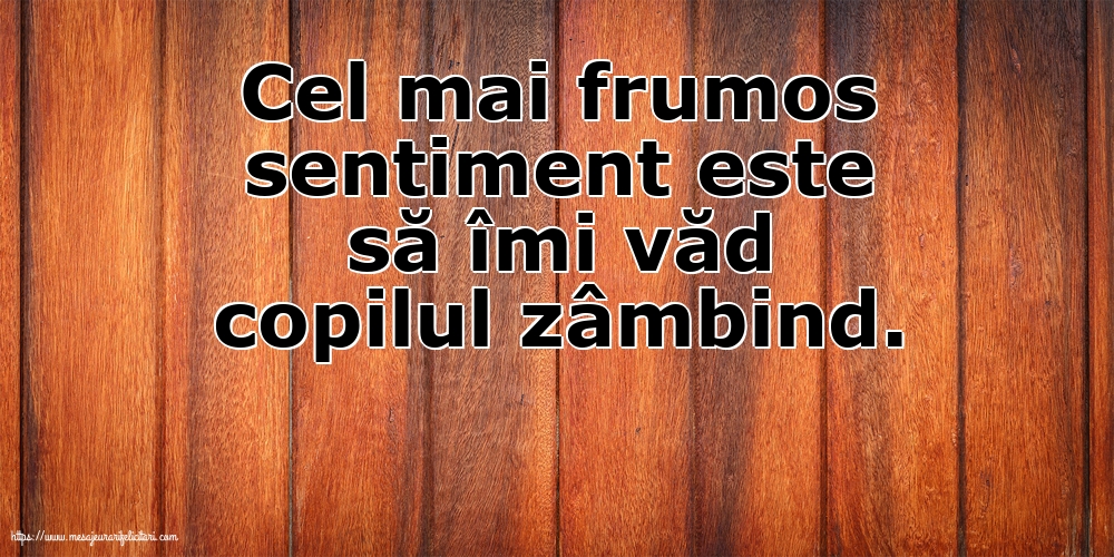 Familie Cel mai frumos sentiment este să îmi văd copilul zâmbind.