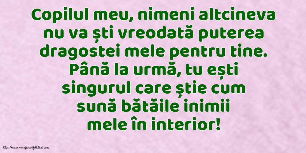 Familie Copilul meu...