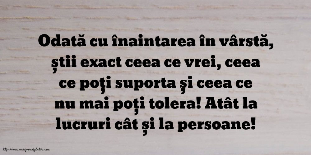 Familie Odată cu înaintarea în vârstă