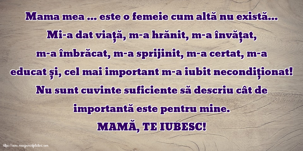 Familie MAMĂ, TE IUBESC!