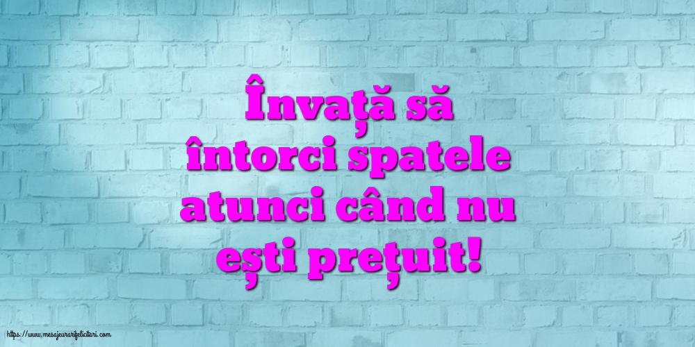 Familie Învață să întorci spatele