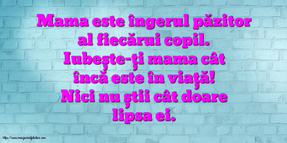 Familie Mama este îngerul păzitor al fiecărui copil