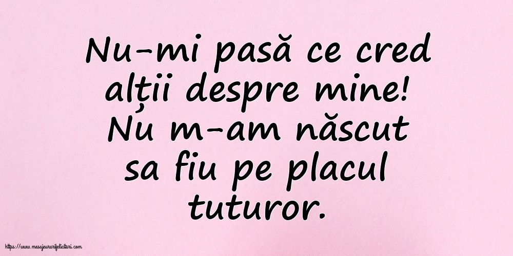 Familie Nu-mi pasă ce cred alții despre mine!