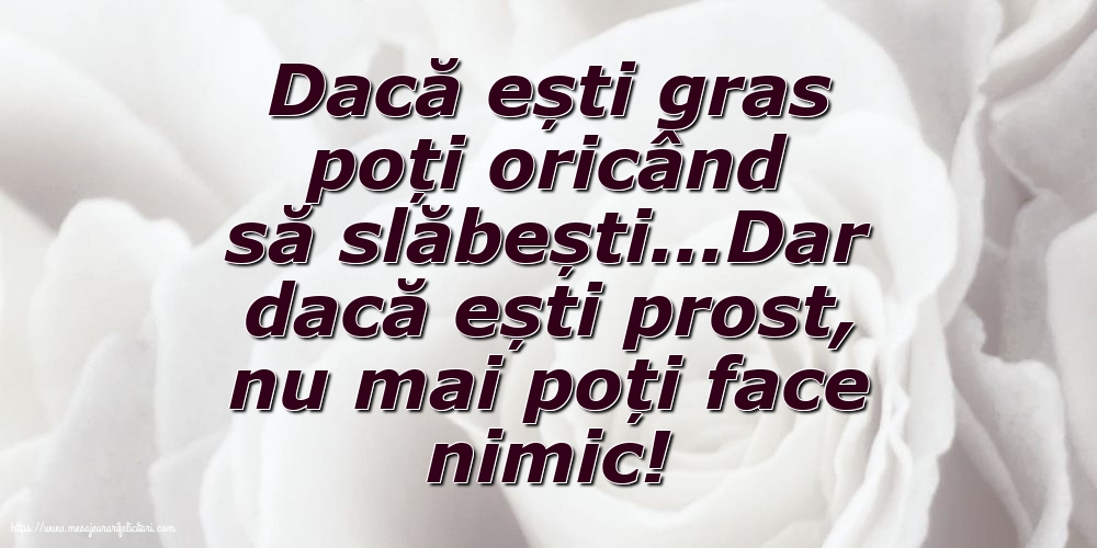 Familie Dacă ești gras