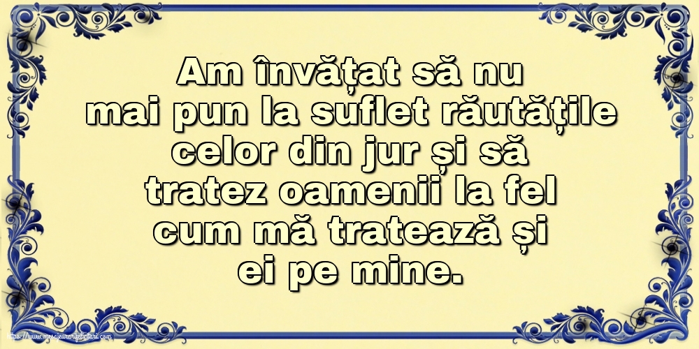 Familie Am învățat să nu mai pun la suflet răutățile
