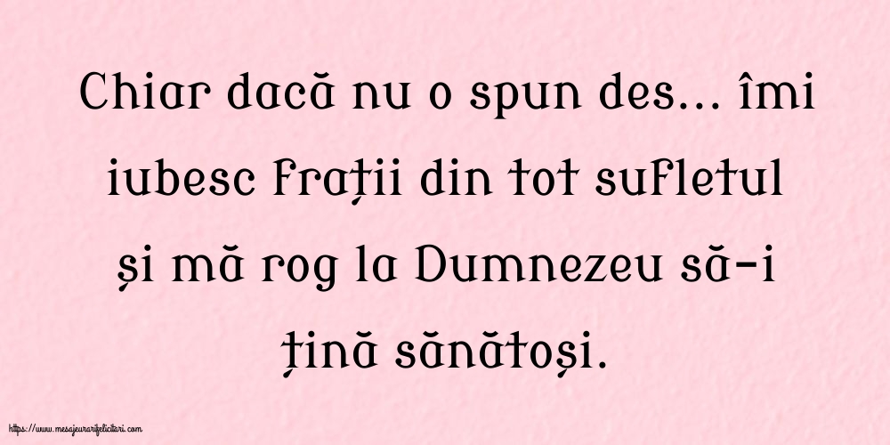 Familie Pentru frați
