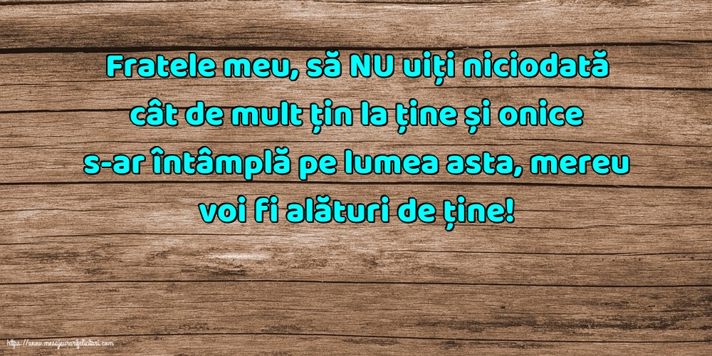 Familie Fratele meu, să NU uiți niciodată