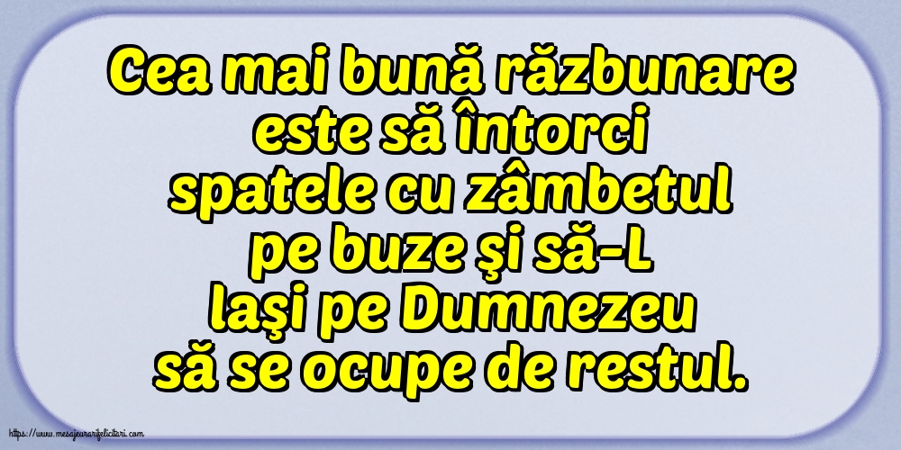 Familie Cea mai bună răzbunare este să întorci spatele