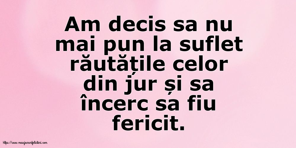 Familie Am decis sa nu mai pun la suflet răutățile