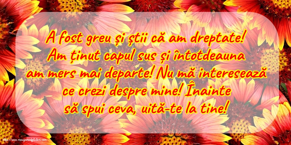 Familie A fost greu și știi că am dreptate