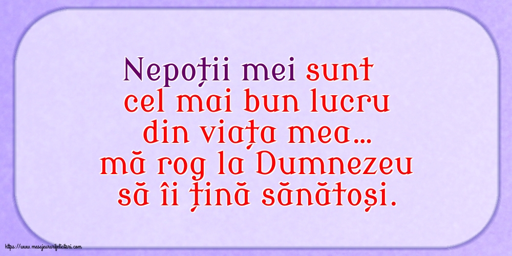 Familie Nepoții mei sunt cel mai bun lucru din viața mea…